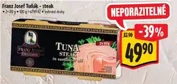 Albert Franz Josef Tuňák - steak nabídka