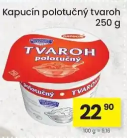 Kubík potraviny Kapucín polotučný tvaroh nabídka