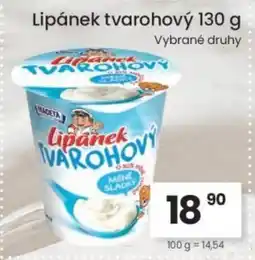 Kubík potraviny MADETA Lipánek tvarohový nabídka