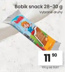 Kubík potraviny Bobík snack nabídka