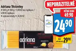 Albert Adriana Těstoviny nabídka
