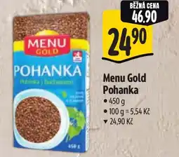 Albert Menu Gold Pohanka nabídka