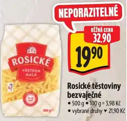 Albert Rosické těstoviny bezvaječné nabídka