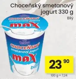 Kubík potraviny Choceňský smetanový jogurt nabídka