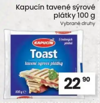 Kubík potraviny Kapucín tavené sýrové plátky nabídka