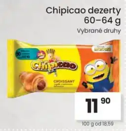 Kubík potraviny Chipicao dezerty nabídka