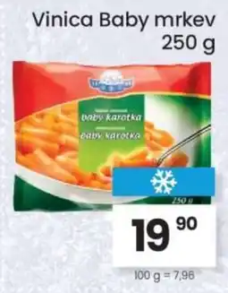 Kubík potraviny Vinica Baby mrkev nabídka