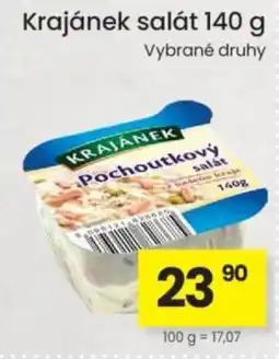 Kubík potraviny Krajánek salát nabídka