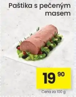 Kubík potraviny Paštika s pečeným masem nabídka