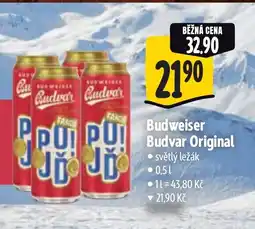 Albert Budweiser Budvar Original nabídka