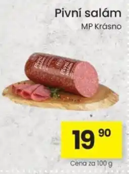 Kubík potraviny Pivní salám nabídka