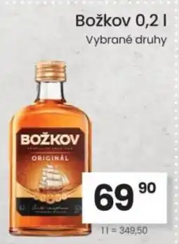 Kubík potraviny BOŽKOV nabídka