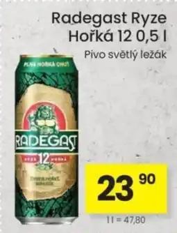 Kubík potraviny Radegast Ryze Hořká 12 nabídka