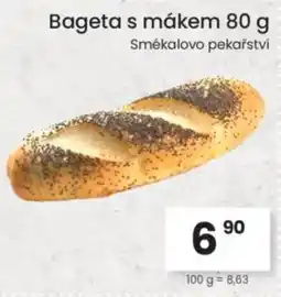 Kubík potraviny Bageta s mákem nabídka