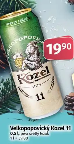 COOP TIP Velkopopovický Kozel 11 nabídka