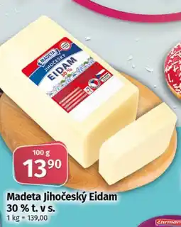 COOP TIP Madeta Jihočeský Eidam 30% t. vs. nabídka