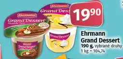 COOP TIP Ehrmann Grand Dessert nabídka