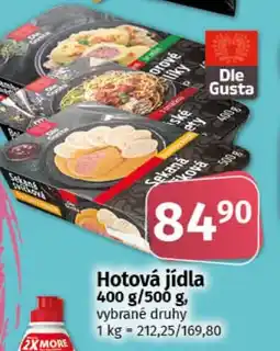 COOP TIP Hotová jídla nabídka