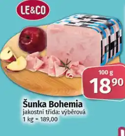 COOP TIP Šunka Bohemia nabídka