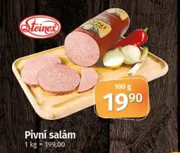 COOP TIP Pivní salám nabídka