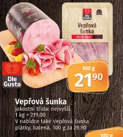 COOP TIP Vepřová šunka nabídka