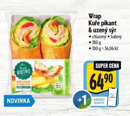 Albert Wrap Kuře pikant & uzený sýr nabídka