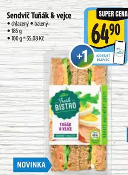 Albert Sendvič Tuňák & vejce nabídka