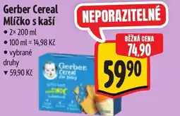 Albert Gerber Cereal Mlíčko s kaší nabídka