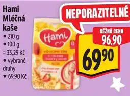 Albert Hami Mléčná kaše nabídka
