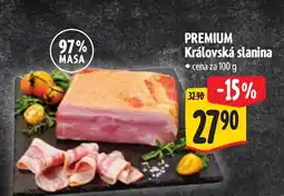 Albert PREMIUM Královská slanina nabídka