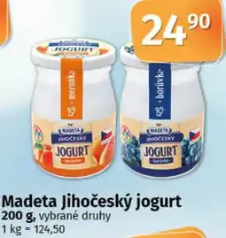 COOP TIP MADETA Jihočeský jogurt nabídka