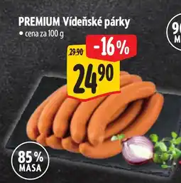 Albert PREMIUM Vídeňské párky nabídka