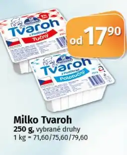 COOP TIP Milko Tvaroh nabídka