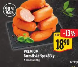 Albert PREMIUM Farmářské špekáčky nabídka