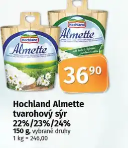 COOP TIP Hochland Almette tvarohový sýr nabídka