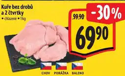 Albert Kuře bez drobů a 2 čtvrtky nabídka