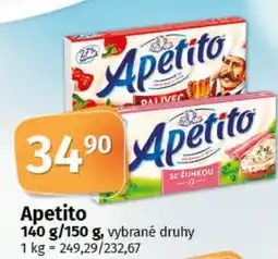 COOP TIP Apetito nabídka