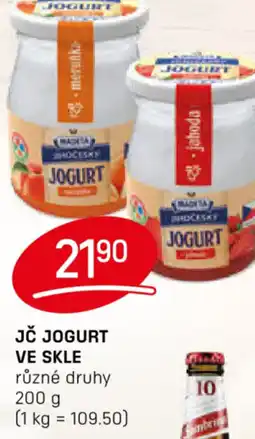 Flop Madeta Jč jogurt ve skle nabídka