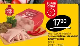 Flop Kostelecké uzeniny šunka dušená standard dobrý výběr nabídka