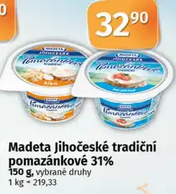 COOP TIP MADETA Jihočeské tradiční pomazánkové 31% nabídka