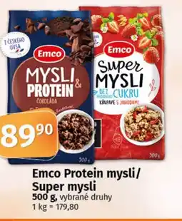 COOP TIP Emco Protein mysli/ Super mysli nabídka