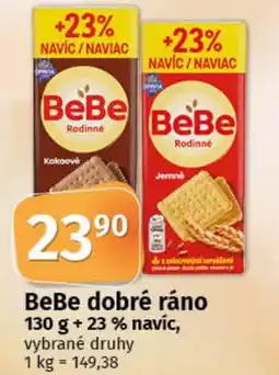 COOP TIP BeBe dobré ráno nabídka