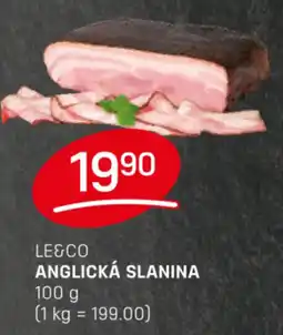 Flop Le&co anglická slanina nabídka