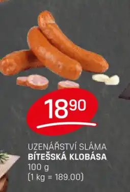 Flop Uzenářství sláma bítešská klobása nabídka