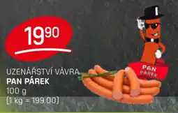 Flop Uzenářství vávra pan párek nabídka