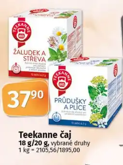 COOP TIP Teekanne čaj nabídka