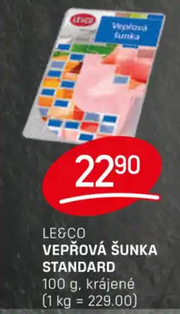Flop LE&CO vepřová šunka standard nabídka