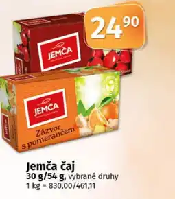 COOP TIP Jemča čaj nabídka