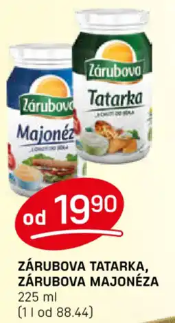 Flop ZÁRUBOVA Tatarka, zárubova majonéza nabídka