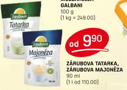 Flop Zárubova tatarka, zárubova majonéza nabídka